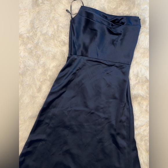 NWOT Amsale Jara Strapless formal gown French Blue sz 10 - Picture 6 of 8